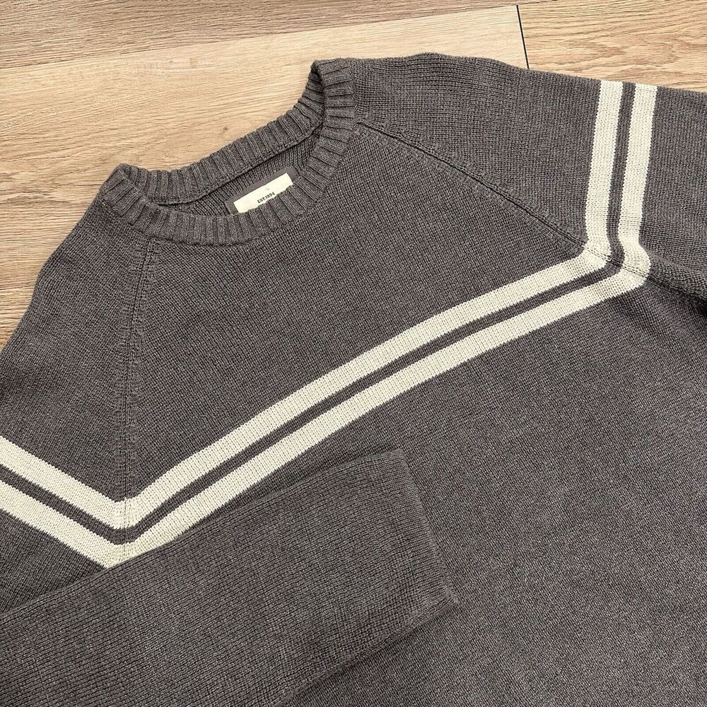 Old Navy Mens XL Knit Sweater Pullover Y2K Collegiate Preppy Punk Skater 2000s